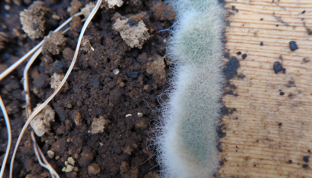 identifying dirt versus mold